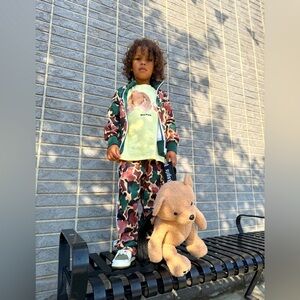 Palm Angels Kids Camo Tracksuit